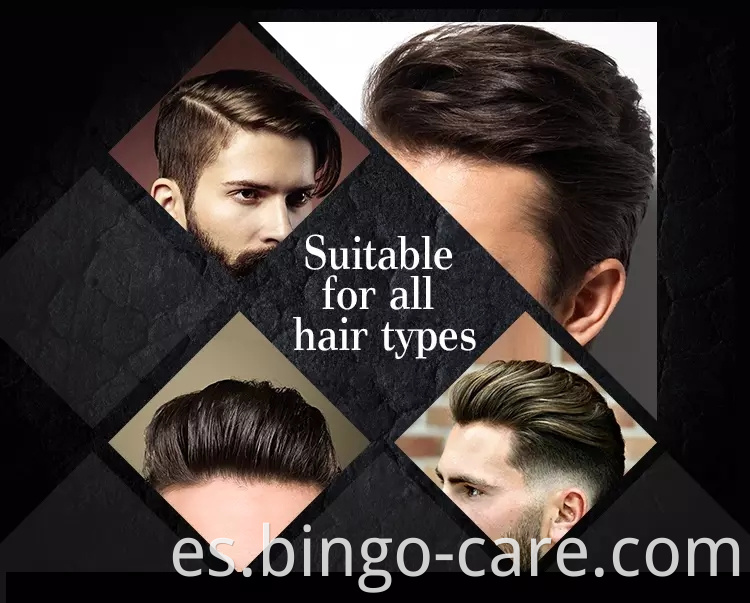 Etiqueta privada al por mayor Fórmula de peinado fuerte Top Fasion Professional Salon Shine Edge Control Hair Wax